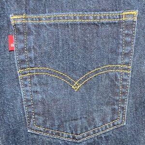 Levi's 514 Straight Indigo Denim Jeans